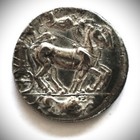 Coin Rare Arethusa Ancient Greece Silver Ancient Greek Coin  Greater Greece 
