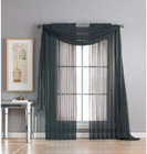 3 Piece Sheer Panel  2 Pieces 58  X 84   And Scarf Window  1 Pieces 37  X 216  