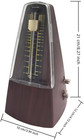 Metronome - Classic Mechanical Wind-up Design With Bell For Piano  Guitar