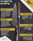 Kessaku Chef Knife - 8 Inch - Samurai Series - Razor Sharp Kitchen Knife - Fo   