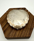 Vintage Sterling Silver Powder Makeup Case  e108 