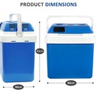 24l Cooler Hot cold Portable Cool Box Car Home Electric 240v Ac   12v Dc