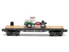 O Gauge Flat Cars - Burlington Northern W 1954 Gmc Sinclair Truck - New Item