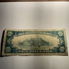 1929  10 Dollar Bill National Currency Note Frb Federal Reserve Bank Of New York