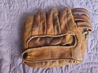 Vintage 1940 s 1950 s Baseball Glove - Adult Size - Pliable - Separate Fingers  