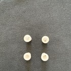 Set Of 4 Plastic Caster Sockets Or Sleeves Approximately 1 4    Inside Diameter