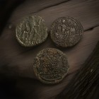 Lot Of 3 Genuine Ancient Roman Coins - Constantine Era 307-350 Ad