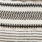 Hearth   Hand With Magnolia Textured Stripe Quilt Railroad Gray  Full queen