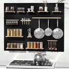 Peg Board  4 Pack Metal Pegboard Kit black Pegboard Wall Organizer With 32 Pcs H