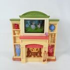Loving Family Fp Doll House Baby Furniture Fireplace Mattel Barbie Futon Lot