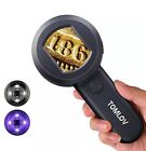 Tomlov Digital Microscope 100x Coin Microscope 16mp Magnifier Stamp Loupe Glass