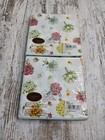Caspari Bouquets Beverage Paper Napkins New Pack Of 20 Pair