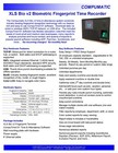 New Compumatic Xls Bio V2 Biometric Fingerprint Time Clock System W  Wifi Tcp ip