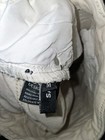Designer Women s High Rise Skinny Jeans White Cotton Denim 5-pocket Button M