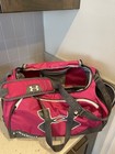 Under Armour  Pink Gray Double Handles Duffle Bag