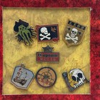 Disney Wdw Pirates Caribbean At World s End 2007 Boxed 7 Mini Pin Set Complete
