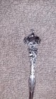Vintage Sterling Silver 4 5  Cowboy On Horseback Souvenir Spoon 10g Western Amer
