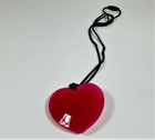 Lil Jumbl Pt005 Baby Silicone Heart Teething Pendant Chew Teether Necklace Red