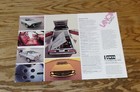 Original 1976 - 1977 Lancia Scorpion Sales Sheet Brochure 76 77