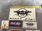 Vintage Black Flys  Sticker Lot - Free Shipping