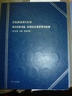 1922 To 1960  Canadian Nickel Set  41 Coins In Vintage Folder  jy26-cn-41