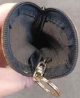 Handmade Sugar Cane Toad Coin Purse Keychain - Real Toad Leather