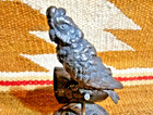     super Rare Victorian Figural Parrot On Branch Napkin Ring Derby Silver Plate    
