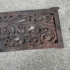 Fancy Cast Iron Heater Fireplace Stove Grate Insert Cover Collectible Antique