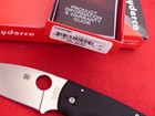 Spyderco Shaman Lightweight Compression Lock Knife Black Frn  3 6  Satin C229pbk