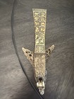 Vintage Brass Footed Nut Cracker Jewish 12 Tribes Oppenheim Israel