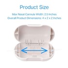 Oxygen Nasal Cannula Protective Cover  Size 4x2x2 Inches Adult  White 