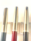Choose One 1960s Parker 21 Fountain Pen Fine Squeeze Filler  Ball Retention Clip