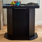Deluxe 20 29 Gallon Aquarium Stand  Storage Cabinet  Fish Tank Holder Wood Door 