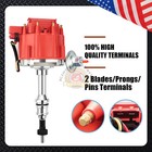 Red Hei Ignition Distributor  spark Plug Wires For Ford Small Block 260 289 302