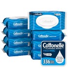 Cottonelle Fresh Feel Flushable Wet Wipes  Adult Wet Wipes  8 Flip-top Packs  42