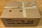Vintage Craig Model 212 Portable Reel To Reel Tape Recorder Clean Needs Belts