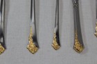 Oneida Stainless Flatware Golden Damask Rose -serving Pieces -spoons -fork  