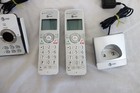 At t Cordless Phone Answering Machine System Dl72250 With 2 Handsets chargers