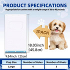 1pack Large Dog Door Replacement Flap  Clear Heavy-duty Dog Door Flap For 18  X