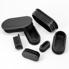 Oval Plastic End Caps For Tubing Bungs Inserts Blanking Plugs Furn  Feet Covers