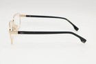 Boss 1495 Rhl Gold Black Rectangle Eyeglasses Frames 57-17-145