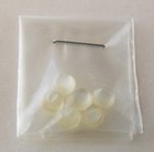2 New Vintage Sets Of 6 La Petite Tiny 1 8  Pearlized White Doll Clothes Buttons