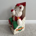 Vintage 1992 Fisher-price Puffalumps Plush Christmas Bear Soldier  8082 Rare New