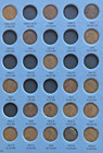 1909-1974 Lincoln Wheat-memorial Cent Set In 2 Whitman Folders  153 Coins G-unc