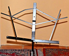 On-stage Stands  Folding Sheet Music Stand Metal Usa Vintage Portable collapse 