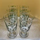 St  Patricks Day Barware Set Of 8 Vtg Irish Coffee Recipe Glasses Shamrock