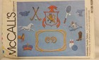 Vtg Mccalls 7227 Embroidery Blue Transfer Pattern Uncut Monograms -no Instructns
