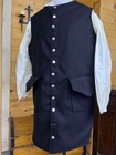 Colonial 18th Century Revolutionary War Or Pirate Wool Waistcoat Vest