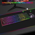 Wireless Rgb Gaming Keyboard And Mouse-rechargeable Rgb Backlit long Battery Lif