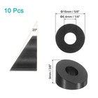 10 Pcs 1 4 Inch 20 Degree Angle Beveled Washer  Black